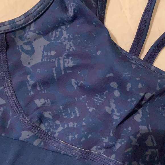 Daily Practice by Anthropologie Sofia Sports Bra in Navy Leopard - Picture 5 of 11